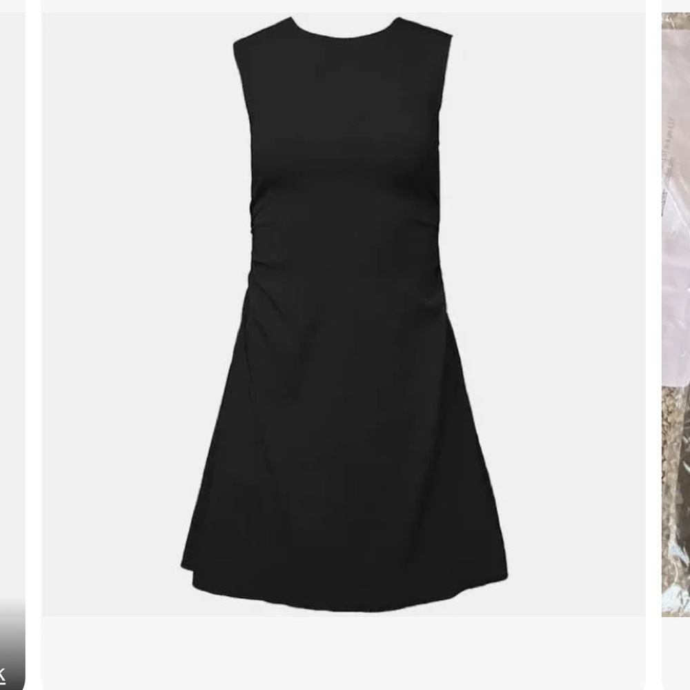 WeWoreWhat Ruched muscle tank mini dress XS